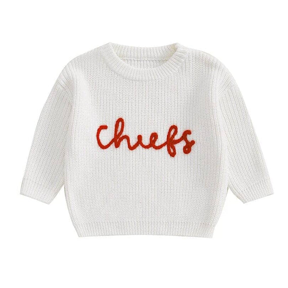 Chiefs Knit Baby Sweater