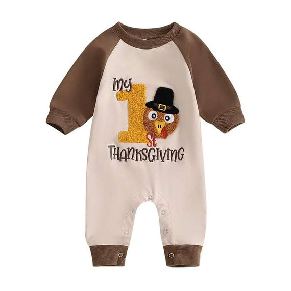 My First Thanksgiving Baby Jumpsuit