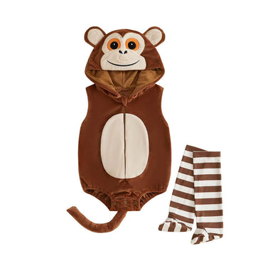 Sleeveless Monkey Halloween Baby Costume