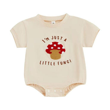Short Sleeve Little Fungi Baby Romper