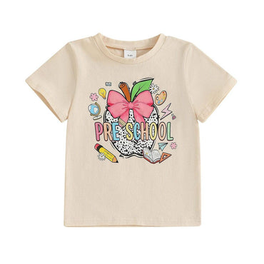 Pre School Bow Toddler Tee