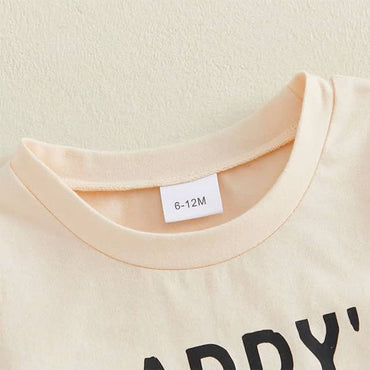 Short Sleeve Daddy's Helper Baby Set