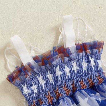 4th of July Butterfly Toddler Dress