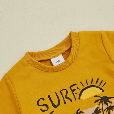 Short Sleeve Surf Sun Fun Baby Set