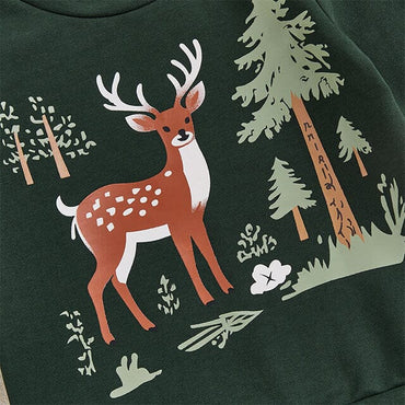 Long Sleeve Woodland Toddler Set