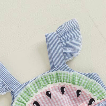 Watermelon Tutu Baby Romper