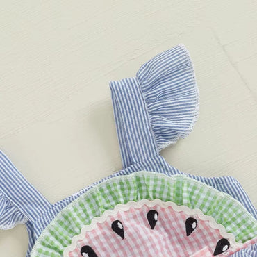 Watermelon Tutu Baby Romper