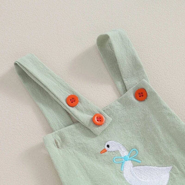 Sleeveless Goose Baby Romper