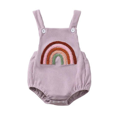 Purple Rainbow Baby Romper