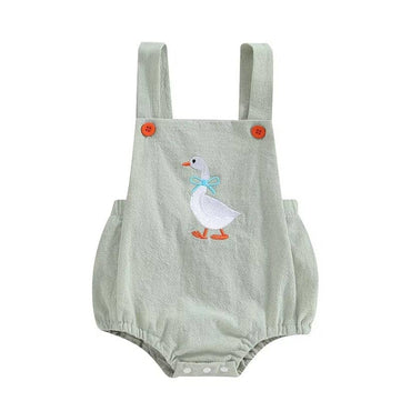 Sleeveless Goose Baby Romper