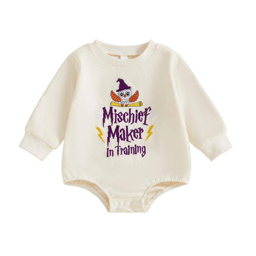 Long Sleeve Mischief Maker Baby Bodysuit