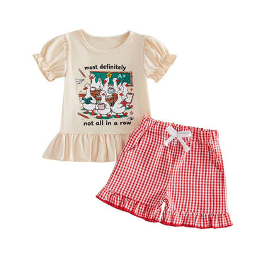 School Days Goose Toddler Set