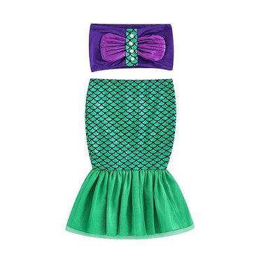 Sparkling Mermaid Halloween Toddler Costume