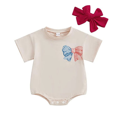 Short Sleeve 4th of July Era Baby Bodysuit