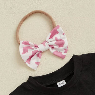 Short Sleeve Let's Go Girls Baby Set