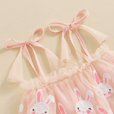 Easter Bunny Tutu Toddler Dress