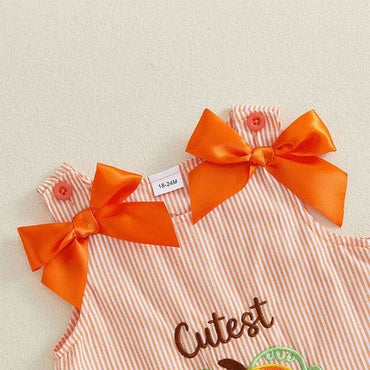 Cutest In The Patch Striped Toddler Dress