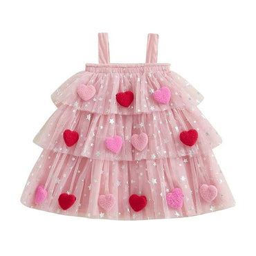 Valentine's Day Magic Toddler Dress Pink 2T