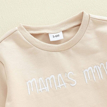 Long Sleeve Mama's Mini Striped Baby Set