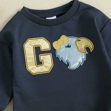 Long Sleeve Hawk Baby Bodysuit