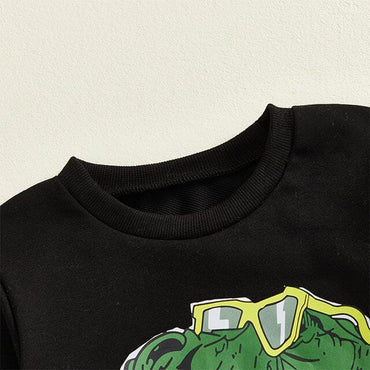 Long Sleeve Cool Dino Camo Toddler Set