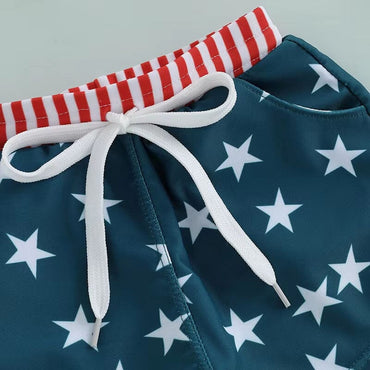 4th of July Toddler Beach Shorts