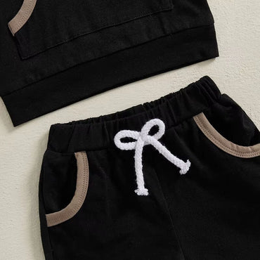 Sleeveless Hooded Baby Set