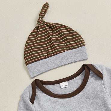 My First Football Season Striped Baby Set