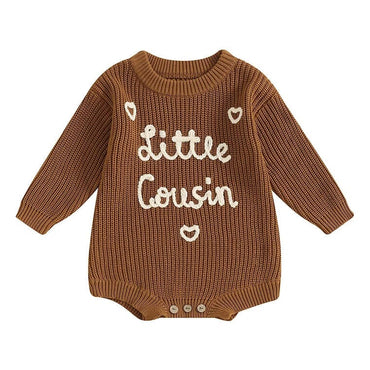 Little Cousin Knit Baby Bodysuit