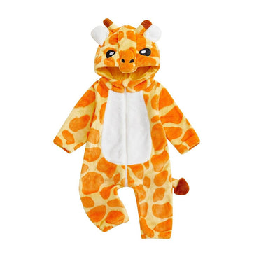 Long Sleeve Giraffe Halloween Toddler Costume