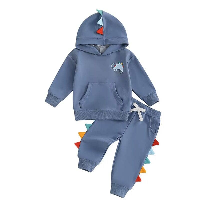 Refein Toddler Boy Dinosaur Hoodie Clothes Long Sleeve Sweatshirt