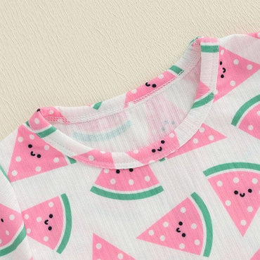 Short Sleeve Watermelon Baby Set