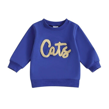 College Football Baby Sweatshirt Blue 3-6 M