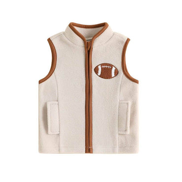 Sports Fleece Toddler Vest Beige 9-12 M