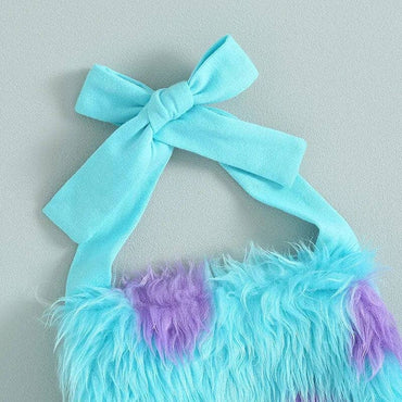Backless Fluffy Tutu Baby Romper Costume