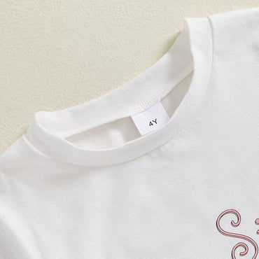 Big Sister Plaid Skirt Toddler Set