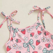 Summer Vibes Sleeveless Toddler Jumpsuit