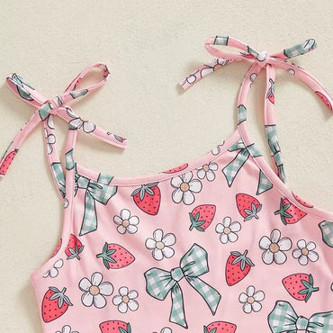 Summer Vibes Sleeveless Toddler Jumpsuit