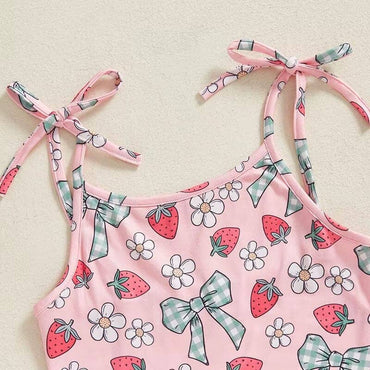 Summer Vibes Sleeveless Toddler Jumpsuit