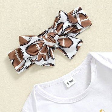 Sunday Football Flared Pants Baby Set