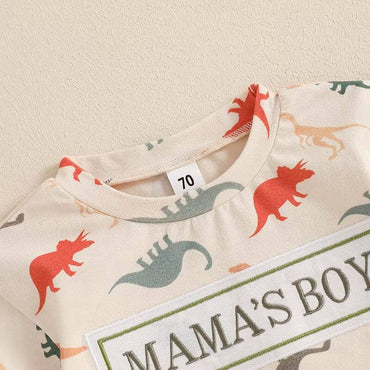 Mama's Boy Dino Baby Romper