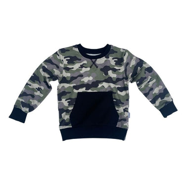 Sunday & Co. Camo Jogger Pullover Top 3-6 M