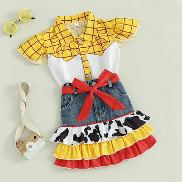 Cowgirl Yellow Toddler Halloween Costume