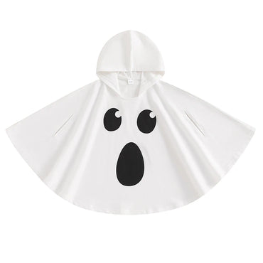 Hooded Happy Ghost Toddler Cape Costume Boo 2T