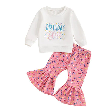 Birthday Girl Sprinkle Toddler Set 9-12 M