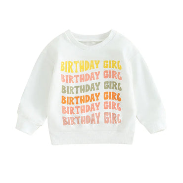 Birthday Girl Toddler Sweatshirt 9-12 M