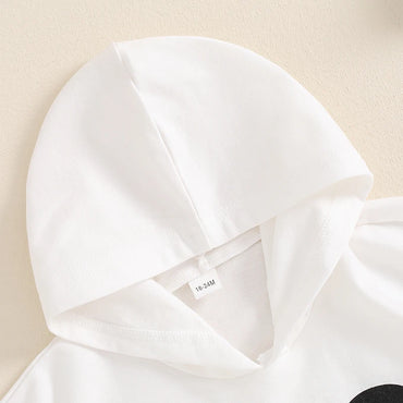 Hooded Happy Ghost Toddler Cape Costume