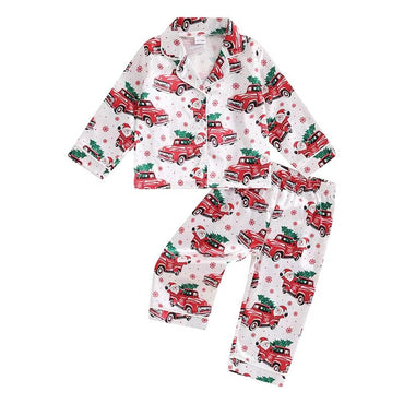 Vintage Christmas Truck Pajama Set