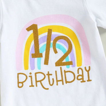 Half Birthday Tutu Baby Set