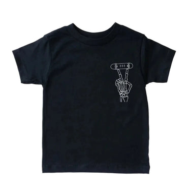 Skate Club Skeleton Toddler Tee